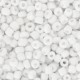 Glasperlen rocailles 8/0 (3mm) White